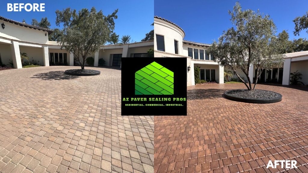 AZ Brick Driveway Paver Sealing